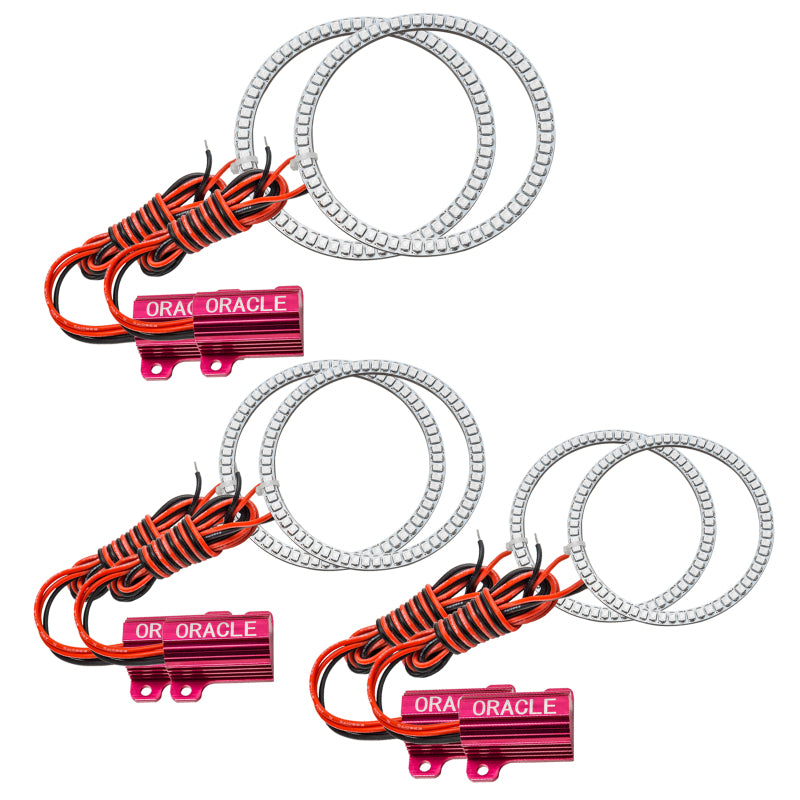 Oracle Chevrolet Corvette C6 05-13 LED Halo Kit - Triple - White Headlights ORACLE Lighting