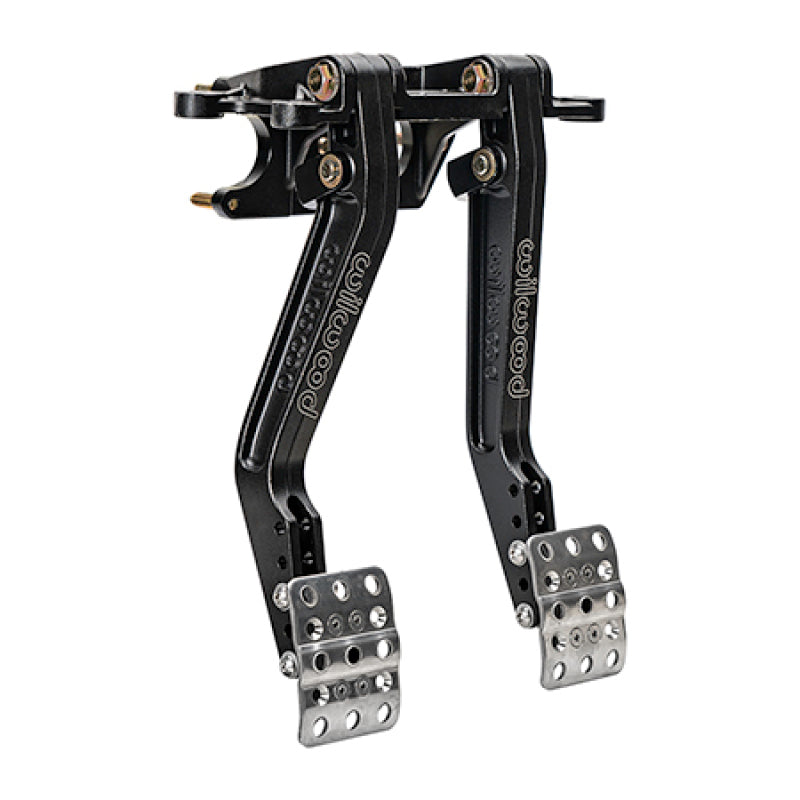 Wilwood Adjustable Brake w/ Offset Clutch Combo - Single M/C - Swing Mount - 5.50-6.25:1 Pedals Wilwood