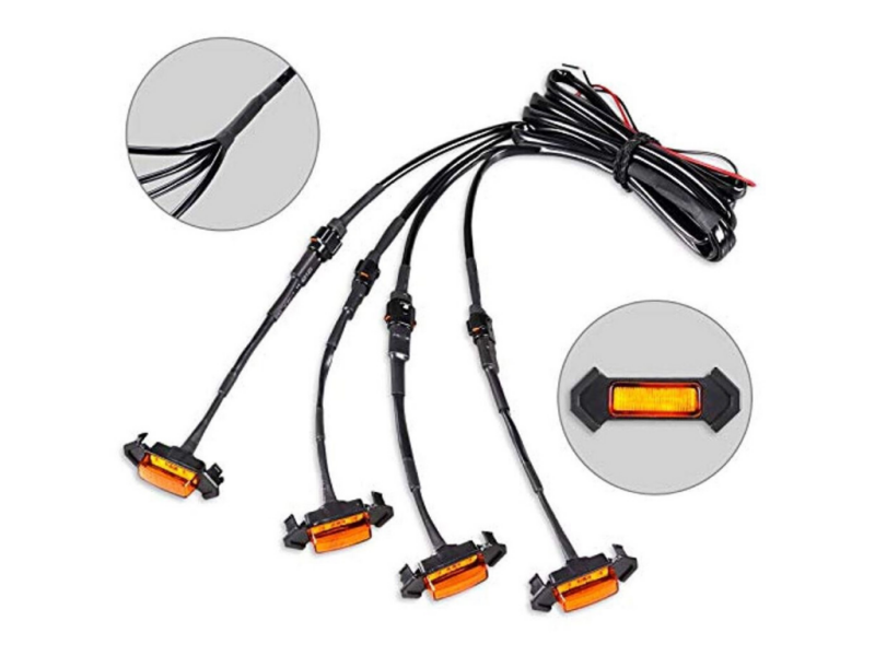 Cali Raised 16-23 Toyota Tacoma Trd Pro Grille Raptor Led Light Kit Light Bars & Cubes Cali Raised LED