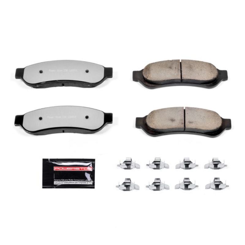 Power Stop 07-10 Ford F-250 Super Duty Rear Z36 Truck & Tow Brake Pads w/Hardware Brake Pads - Performance PowerStop