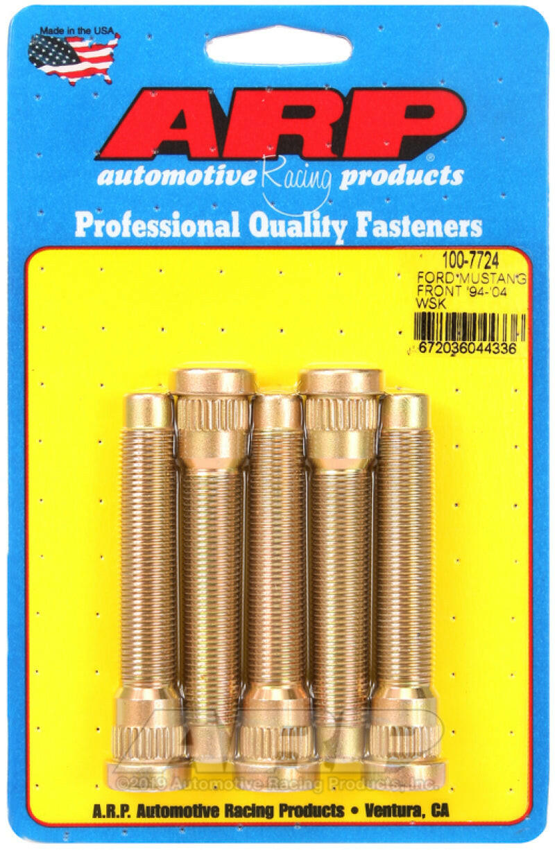 ARP 94-04 Ford Mustang Front Wheel Stud Kit (Set of 5) Wheel Studs ARP