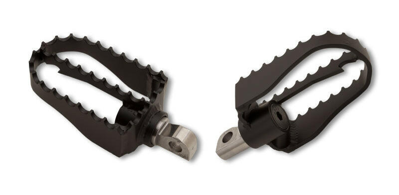 Burly Brand Pegs MX Black (Reg) Footpegs Burly Brand