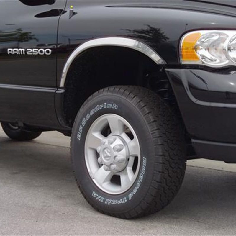 Putco 87-96 Ford F250/F350 Dually - Full Stainless Steel Fender Trim Exterior Trim Putco