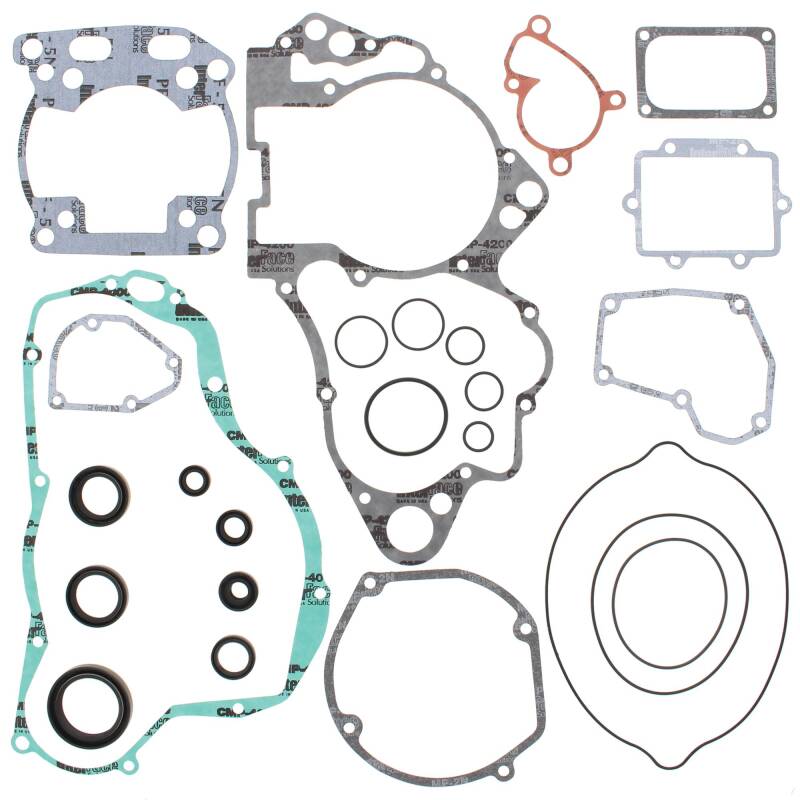 Vertex Gaskets 2002 Suzuki RM250 Complete Gasket Kit w/ Oil Seals Engine Hardware Vertex Pistons