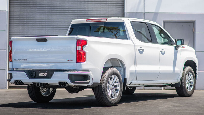 Borla 2024 Chevy Silverado 1500 6.2L V8 S-Type Catback Exhaust w/ Simulator - Black Chrome Catback Borla