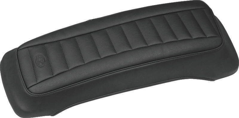 Mustang 80-07 Harley Early FL Touring Saddlebag Lid Covers Diamond Stitch - Black Seat Covers Mustang Motorcycle