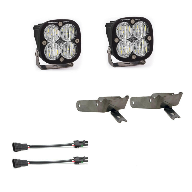 Baja Designs 99-10 Ford Super Duty Fog Squadron Sport Fog Pocket Kit Fog Lights Baja Designs