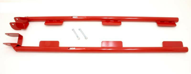 BMR 98-02 4th Gen F-Body Convertible LS1 Weld-On Tubular Subframe Connectors - Red Chassis Bracing BMR Suspension