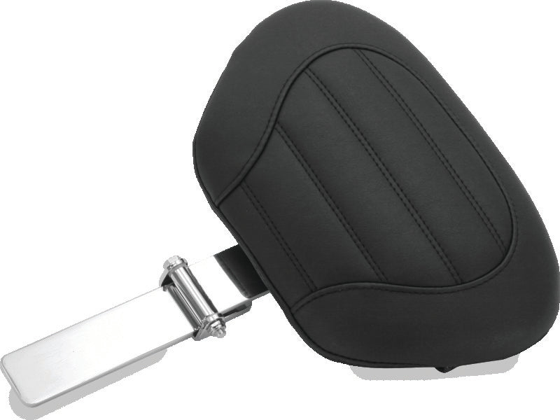 Mustang 15-21 Harley Freewheeler Standard Touring Deluxe Driver Backrest - Black Backrests Mustang Motorcycle