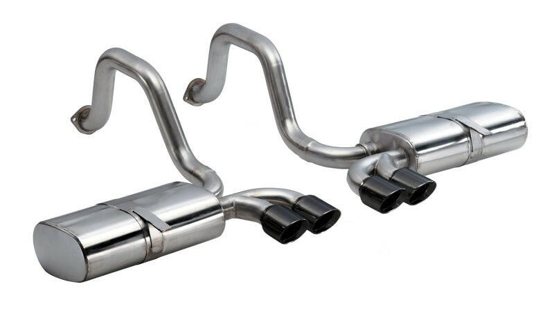 Corsa 1997-2004 Chevrolet Corvette C5 Z06 5.7L V8 Black Sport Axle-Back Exhaust Axle Back CORSA Performance