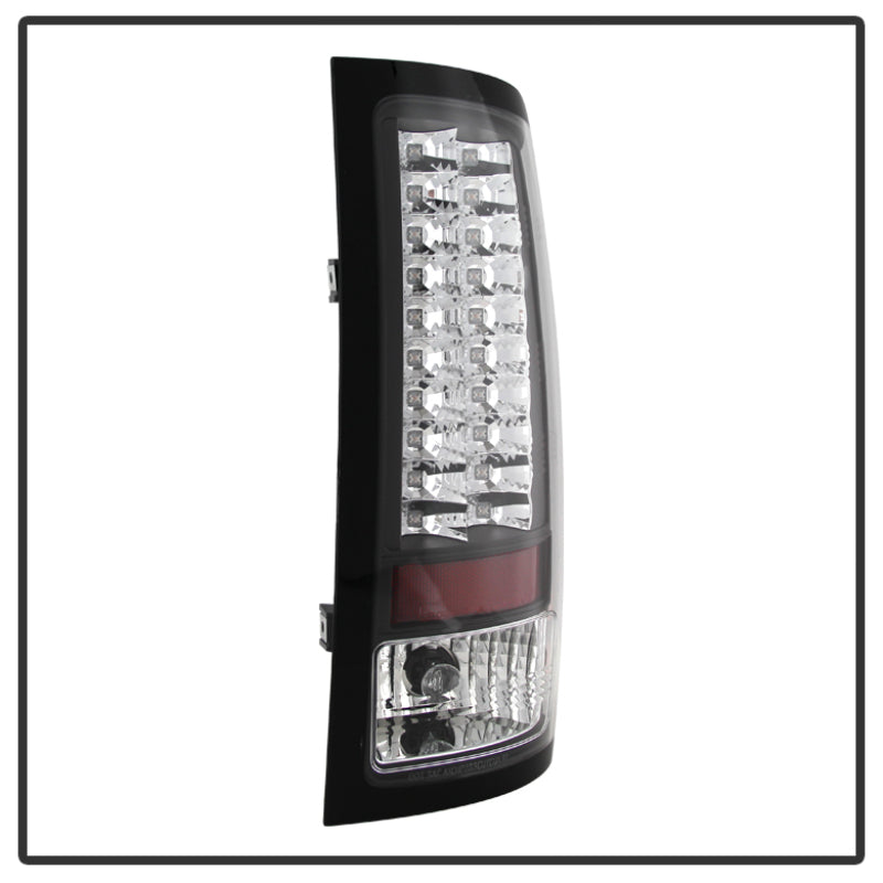 Spyder GMC Sierra 07-13 (Not fit 3500 Dually 4 Rear Wheels)LED Tail Lights Black ALT-YD-GS07-LED-BK Tail Lights SPYDER