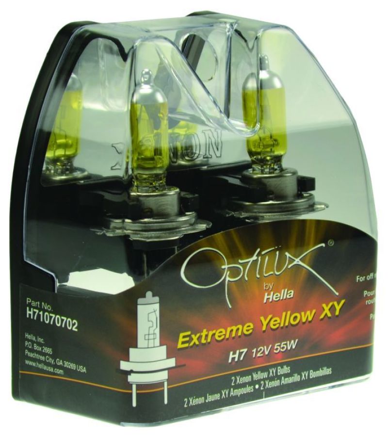 Hella Optilux H7 12V/55W XY Xenon Yellow Bulb Bulbs Hella