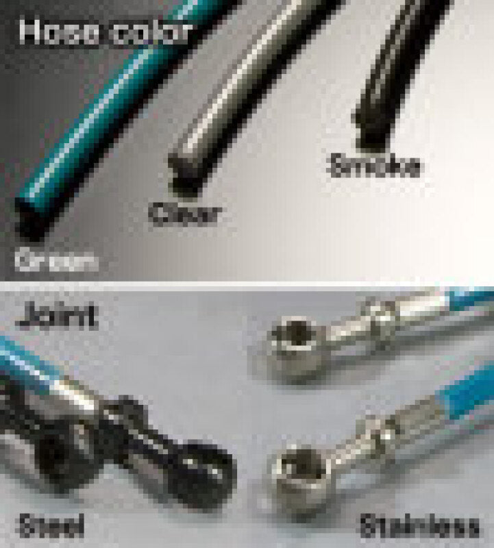 Project Mu Suzuki Cappuccino Stainless Steel Clear Teflon Brake Lines Brake Line Kits Project Mu