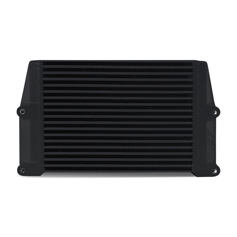Mishimoto Heavy-Duty Oil Cooler - 10in. Same-Side Outlets - Black Oil Coolers Mishimoto