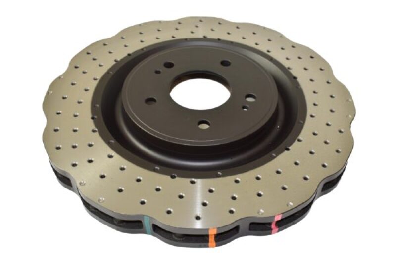 DBA 2006 Audi A3 Front 4000 Series Drilled Wavey Rotor Brake Rotors - Drilled DBA
