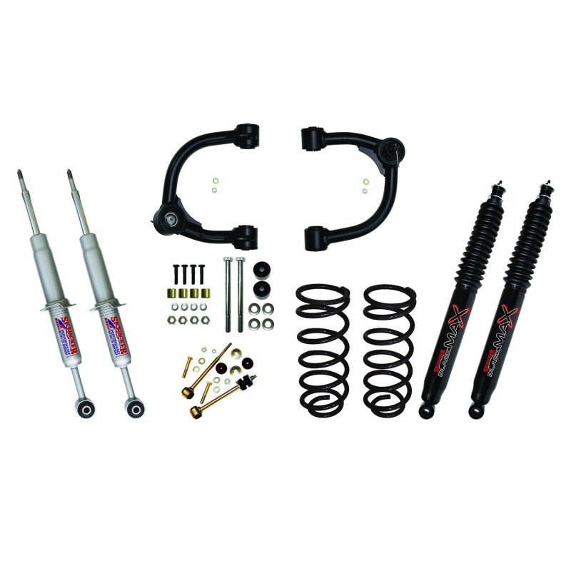 Skyjacker 3in Upper A-Arm Kit w/ Performance Struts & Rear Coils Black MAX Shocks Lift Kits Skyjacker