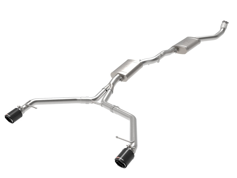 aFe MACH Force-Xp 13-16 Audi Allroad L4 SS Cat-Back Exhaust w/ Carbon Tips Catback aFe