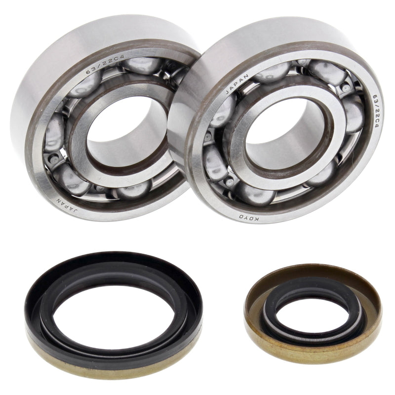 All Balls Racing 03-11 Gas-Gas EC125 Crank Shaft Bearing Kit Bearings All Balls Racing