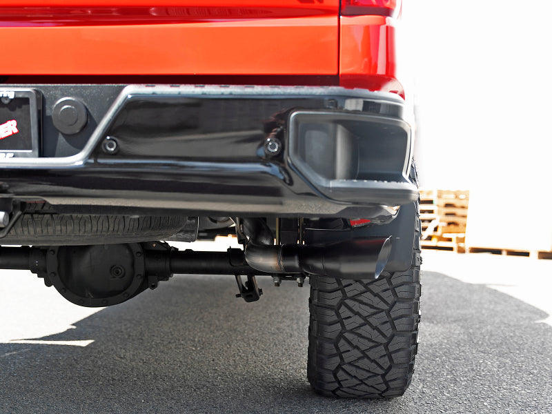 aFe Vulcan Series 3in 304SS Exhaust Cat-Back w/Blk Tip 2019 GM Silverado/Sierra 1500 V6-4.3L/V8-5.3L Catback aFe