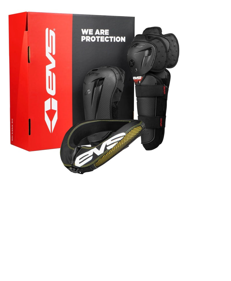 EVS Slam Combo(Option Knee/ Option Elbow/ R2 Collar) Black - Mini Body Protection EVS