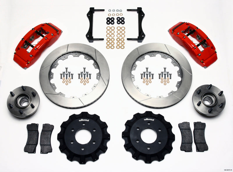 Wilwood TC6R Front Kit 16.00in Red 2004-2008 Ford F150 Big Brake Kits Wilwood