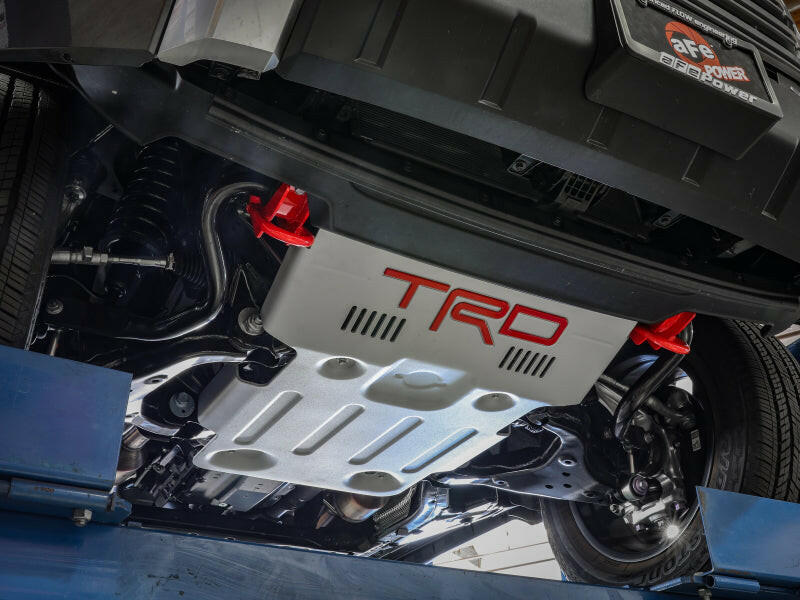 aFe Front Tow Hook Red 2022 Toyota Tundra 3.5L V6 Other Body Components aFe