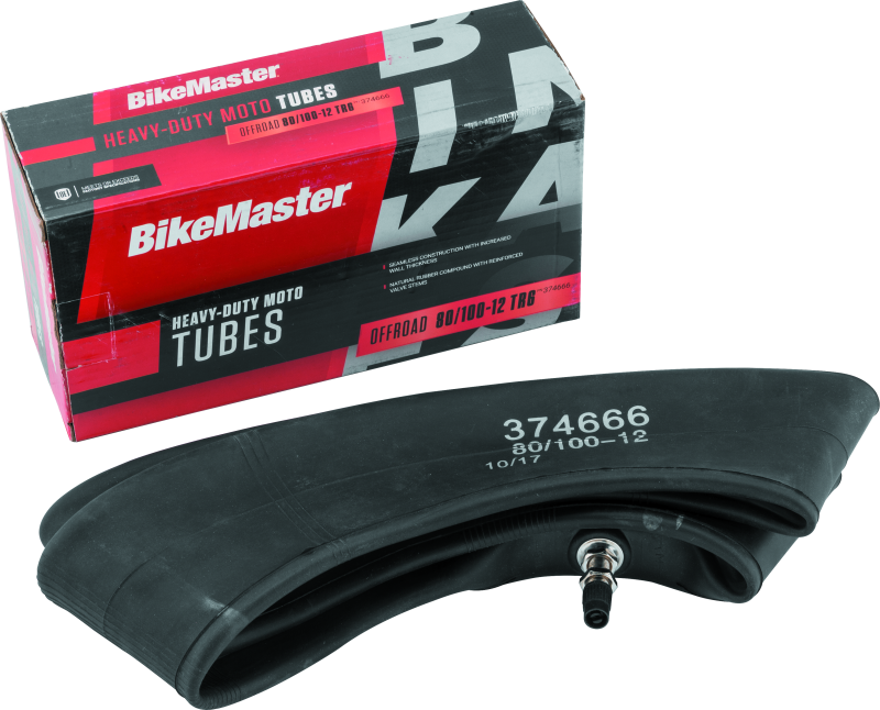 BikeMaster 80/100-12 TR6 Tube Heavy Duty Tire Tubes BikeMaster