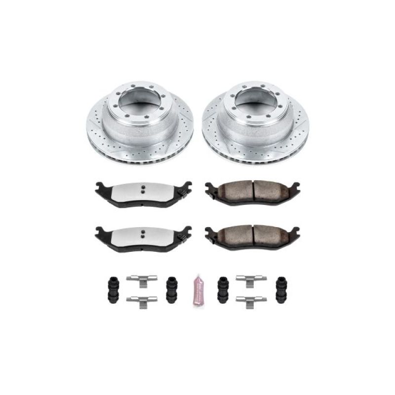 Power Stop 2003 Dodge Durango Rear Z36 Truck & Tow Brake Kit Brake Kits - Performance D&S PowerStop