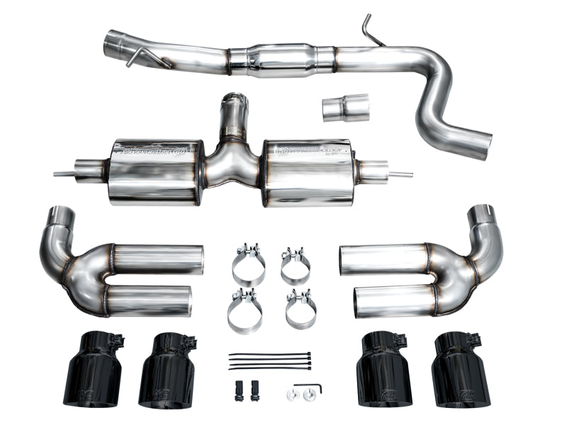 AWE Tuning 22-24 Audi 8Y S3 Touring Edition Exhaust - Diamond Black Tips Catback AWE Tuning