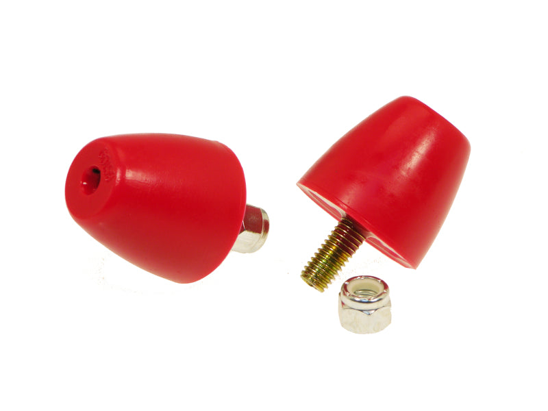 Prothane Universal Bump Stop 1 9/16X1 5/8 Cone - Red Bump Stops Prothane