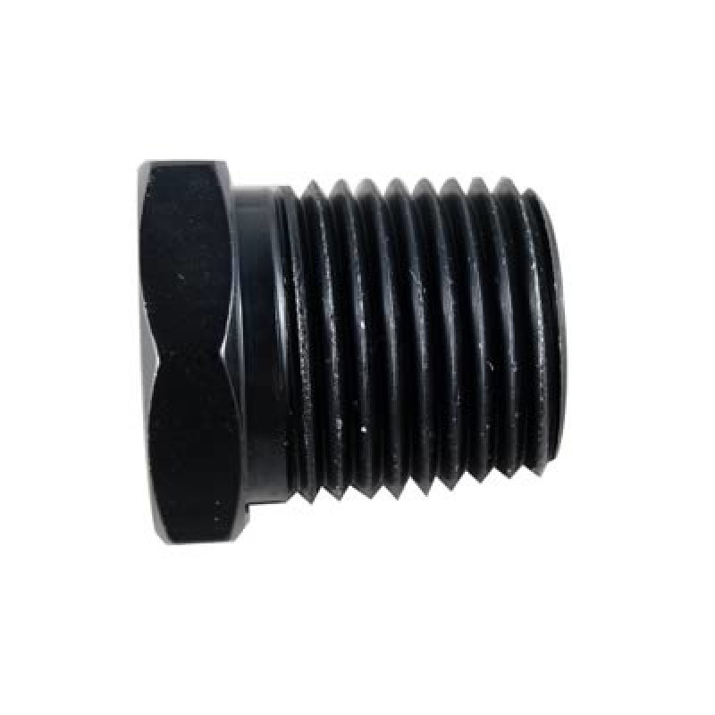 Fragola 1/2 Male Hex Pipe Plug - Black Fittings Fragola