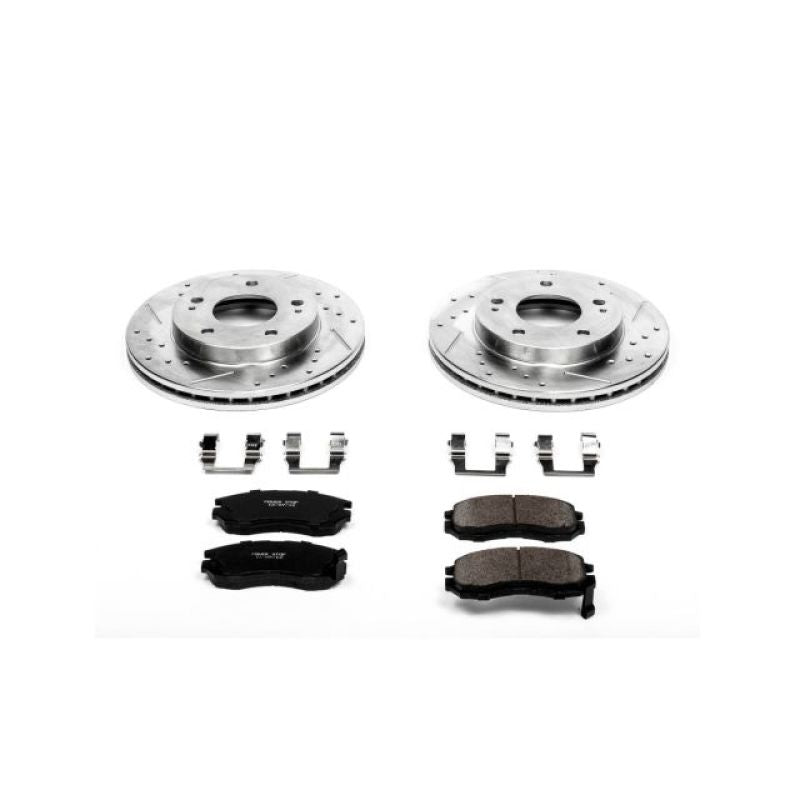Power Stop 95-05 Chrysler Sebring Front Z23 Evolution Sport Brake Kit Brake Kits - Performance D&S PowerStop