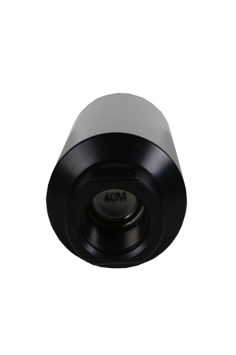 Aeromotive In-Line Marine Filter - AN-12 - 40 Micron SS Element - Black Hardcoat Finish Fuel Filters Aeromotive