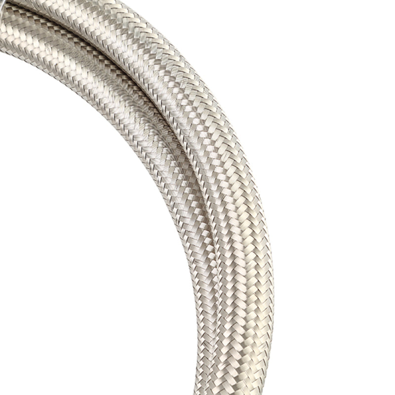Mishimoto 3Ft Stainless Steel Braided Hose w/ -10AN Fittings - Stainless Oil Line Kits Mishimoto