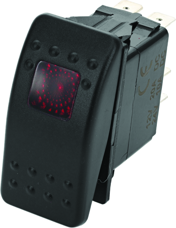 DragonFire Racing Lighted Switch On/Off Rocker Switch Red Lite Relays DragonFire Racing