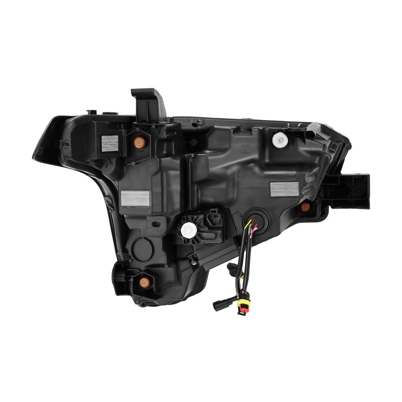 AlphaRex 22-23 Toyota Tundra NOVA-Series Headlights Black w/Amber DRL - Req 810029 OR 810030 Headlights AlphaRex