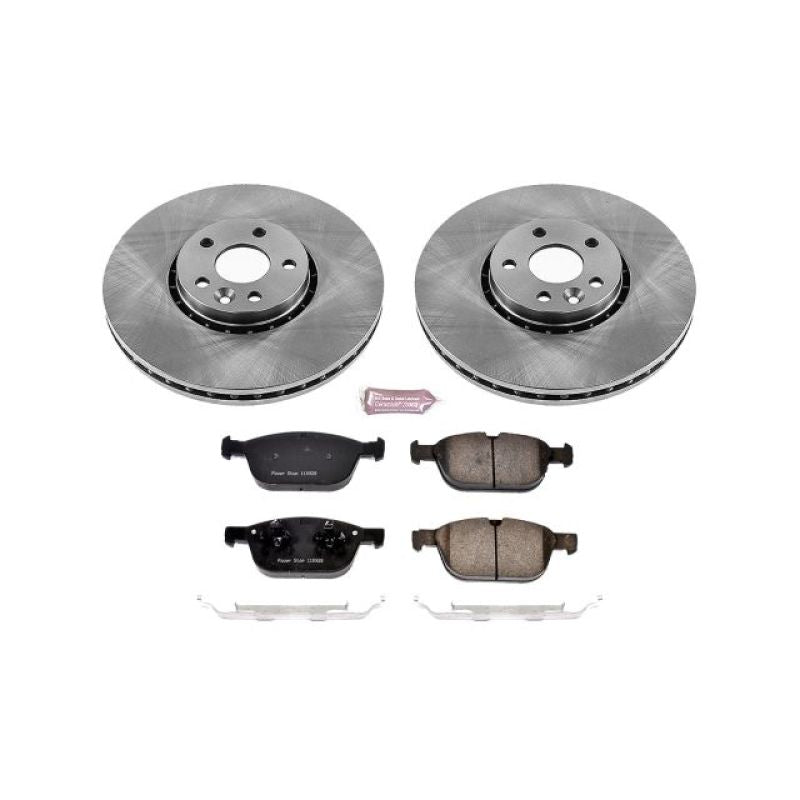 Power Stop 10-15 Volvo XC60 Front Autospecialty Brake Kit Brake Kits - OE PowerStop