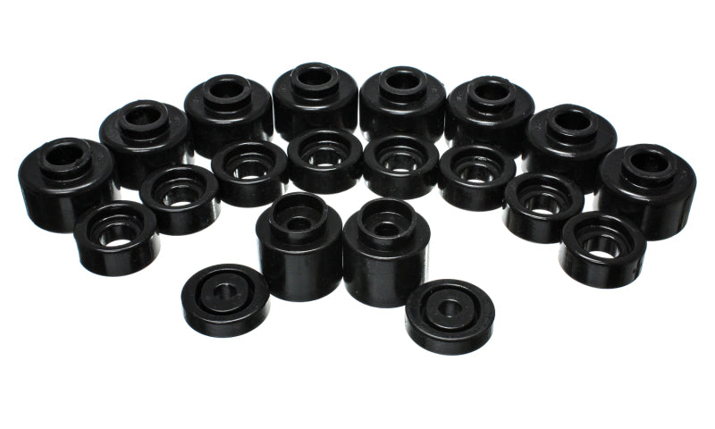 Energy Suspension Body Mount Set - Black Bushing Kits Energy Suspension