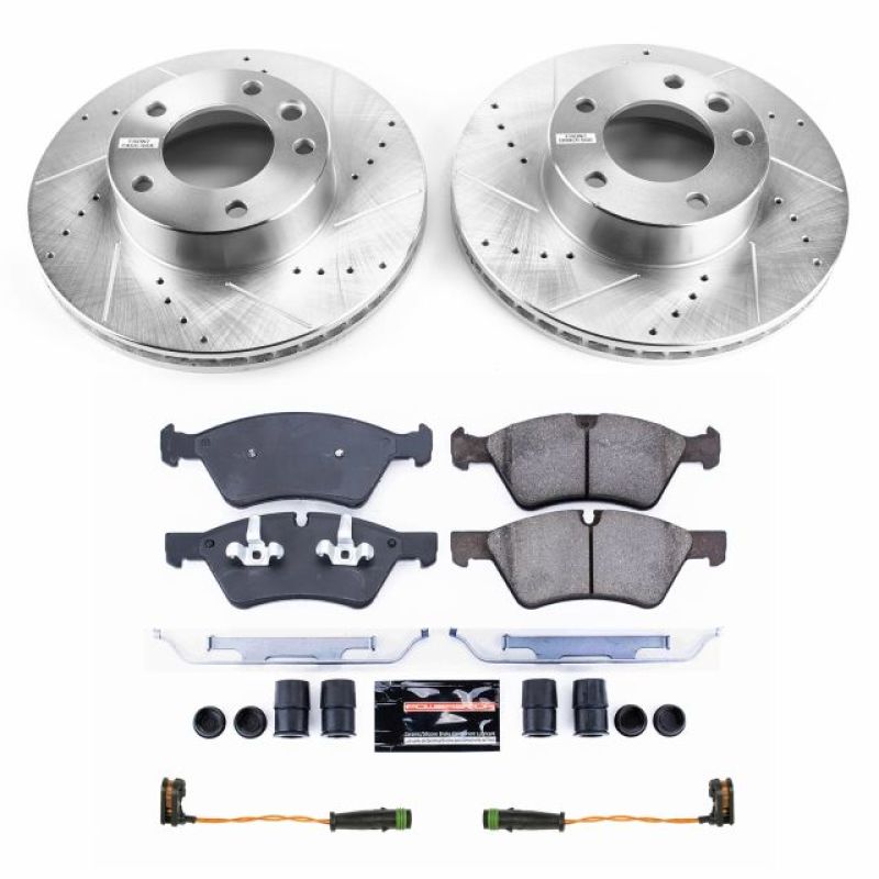 Power Stop 05-10 Mercedes-Benz G55 AMG Front Z23 Evolution Sport Brake Kit Brake Kits - Performance D&S PowerStop