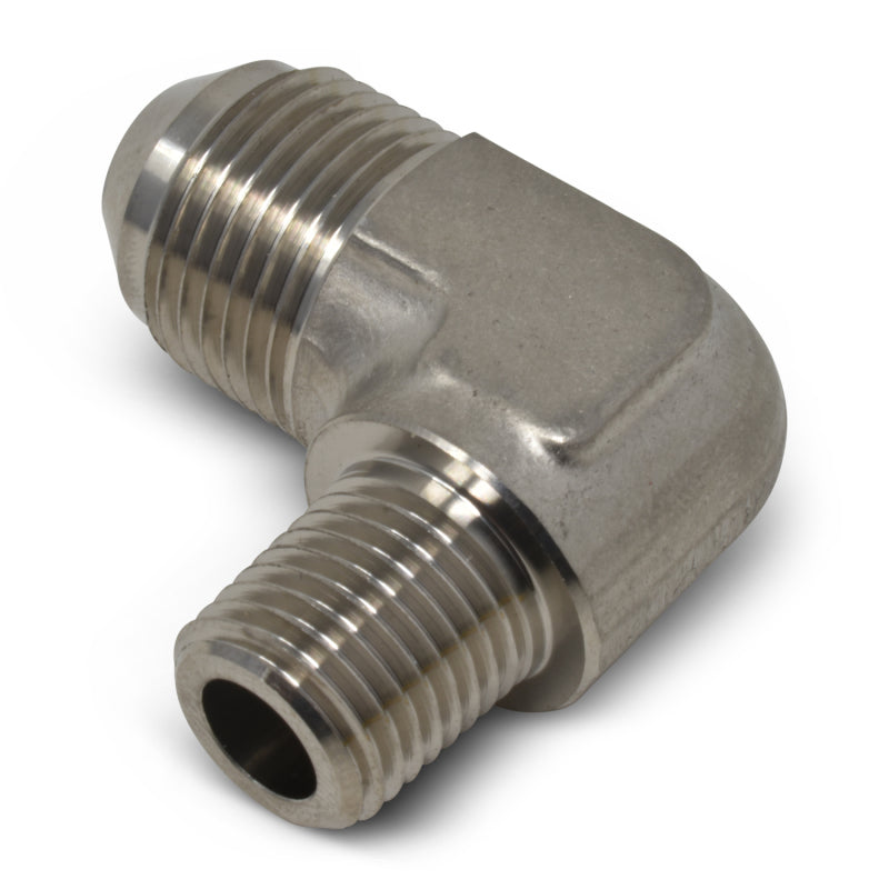 Russell Performance -4 AN to 1/8in NPT 90 Degree Flare to Pipe Adapter (Endura) Fittings Russell