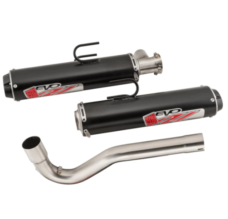 Big Gun 14-19 Polaris SCRAMBLER XP 1000 EVO U Series Dual Slip On Exhaust Powersports Exhausts Big Gun