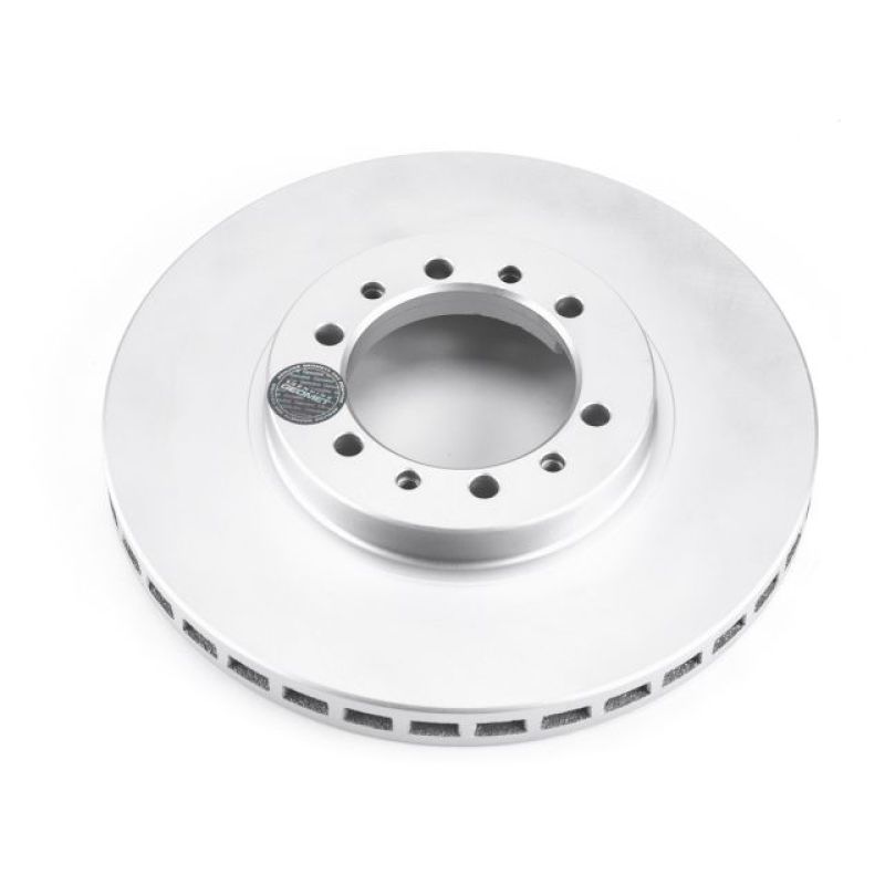 Power Stop 91-96 Mitsubishi Montero Front Evolution Geomet Coated Rotor Brake Rotors - OE - Cryo PowerStop