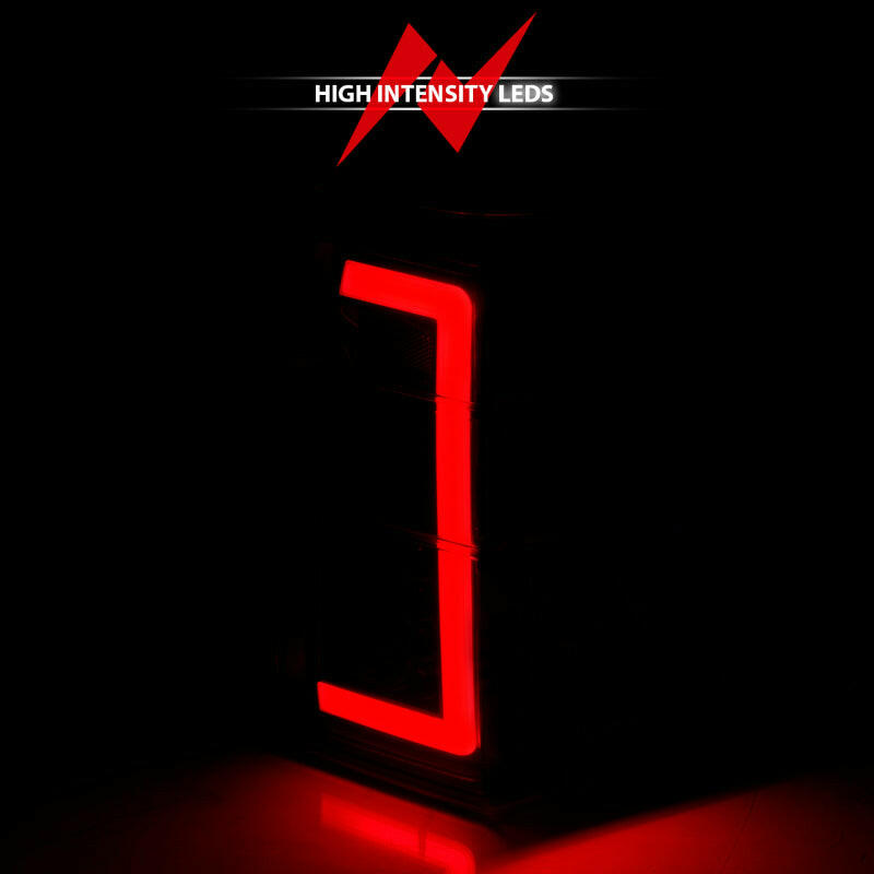 ANZO 07-17 Ford Expedition LED Taillights w/ Light Bar Black Housing Smoke Lens Tail Lights ANZO