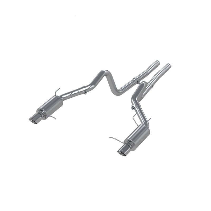MBRP 11-14 Ford Mustang GT 5.0L Dual Split Rear Street Version T409 3in Cat Back Exhaust System Catback MBRP