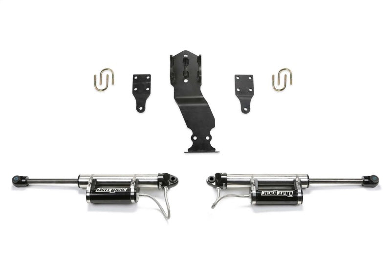 Fabtech 17-21 Ford F250/F350 4WD Dual Steering Stabilizer System w/DL 2.25 Resi Shocks Steering Stabilizer Fabtech