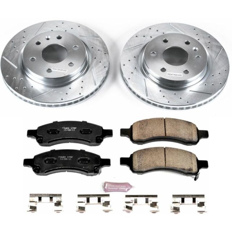 Power Stop 08-17 Buick Enclave Front Z36 Truck & Tow Brake Kit Brake Kits - Performance D&S PowerStop