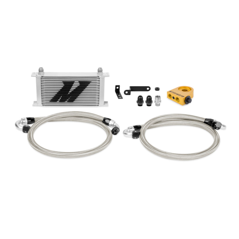 Mishimoto 08-14 WRX/STi Thermostatic Oil Cooler Kit - Silver Oil Coolers Mishimoto