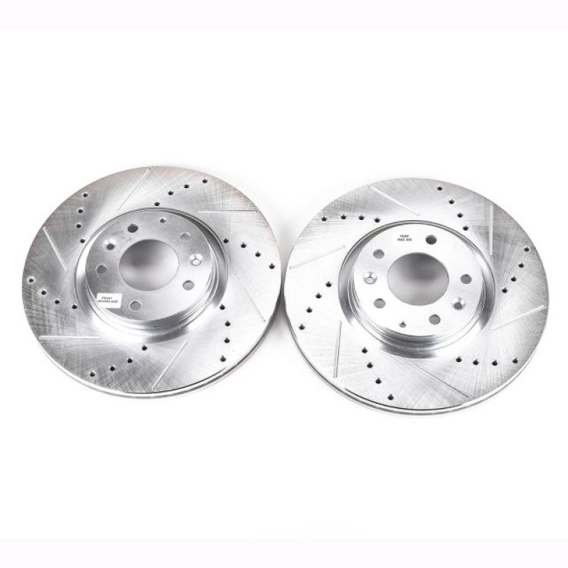Power Stop 06-07 Mazda 6 Front Evolution Drilled & Slotted Rotors - Pair Brake Rotors - Slot & Drilled PowerStop