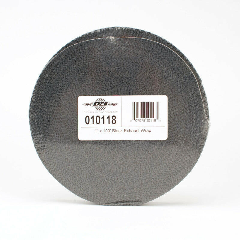 DEI Exhaust Wrap 1in x 100ft - Black Exhaust Wrap DEI
