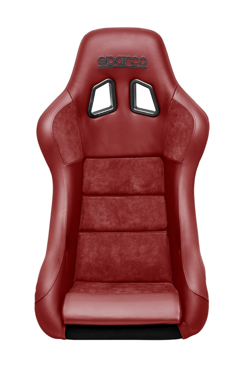 Sparco Seat QRT Performance Leather/Alcantara Red (Must Use Side Mount 600QRT) Race Seats SPARCO